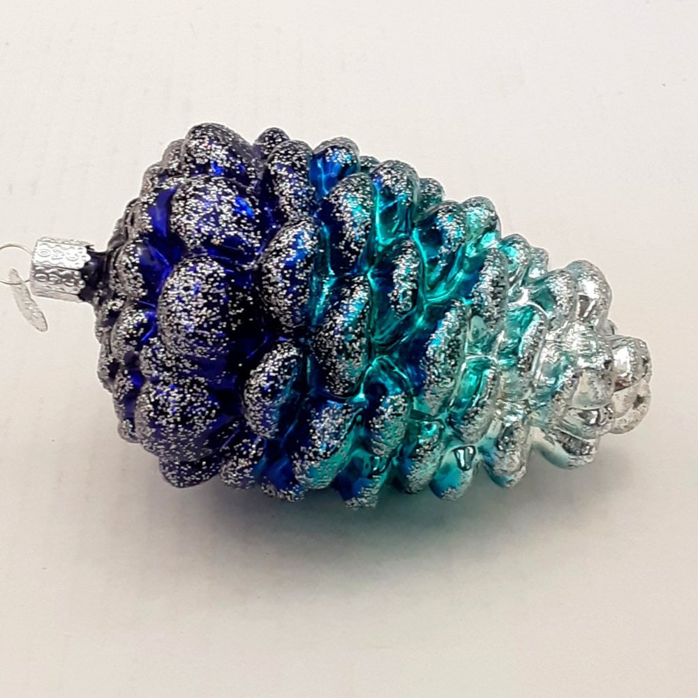Old World Christmas Hombre Glitter Pine cone Ornament